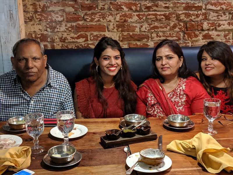 Mr. Chandrasen Sagar with his family