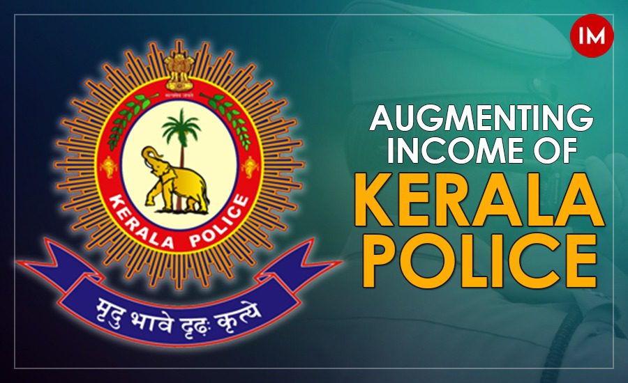 India, Kerala, Kochi, Ernakulam, Kerala Police badge on side of traffic  vehicle Stock Photo - Alamy
