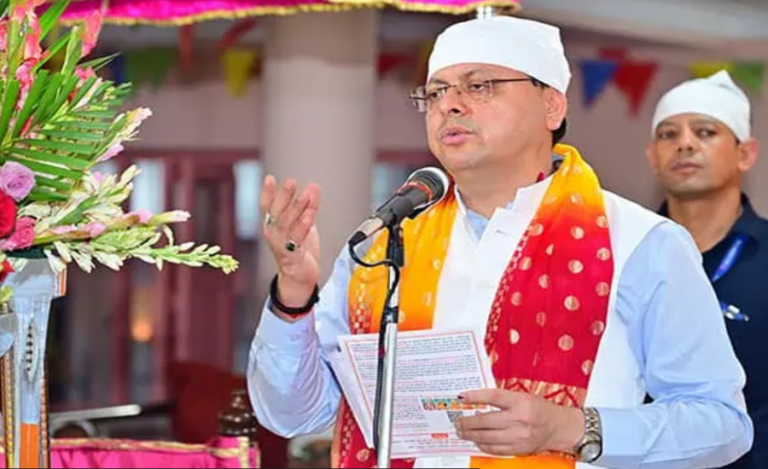 CM Pushkar Singh Dhami
