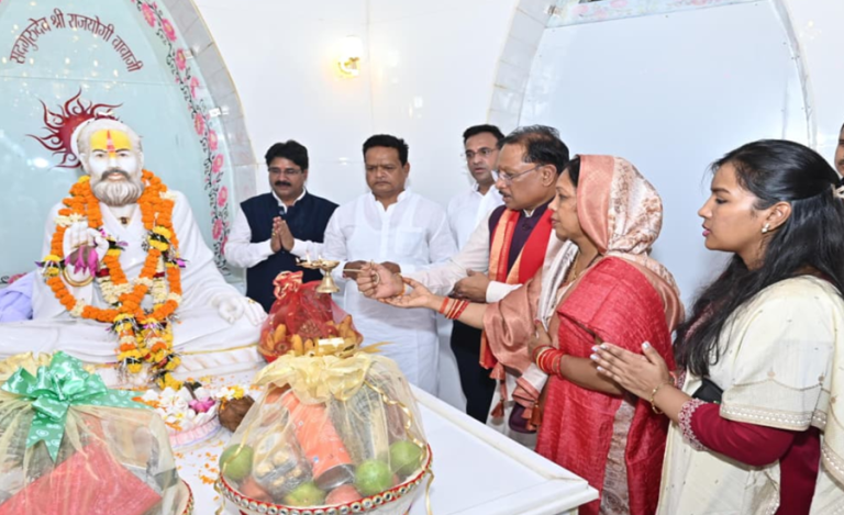 Vishnu Sai CM @ Pateshwar  Dham