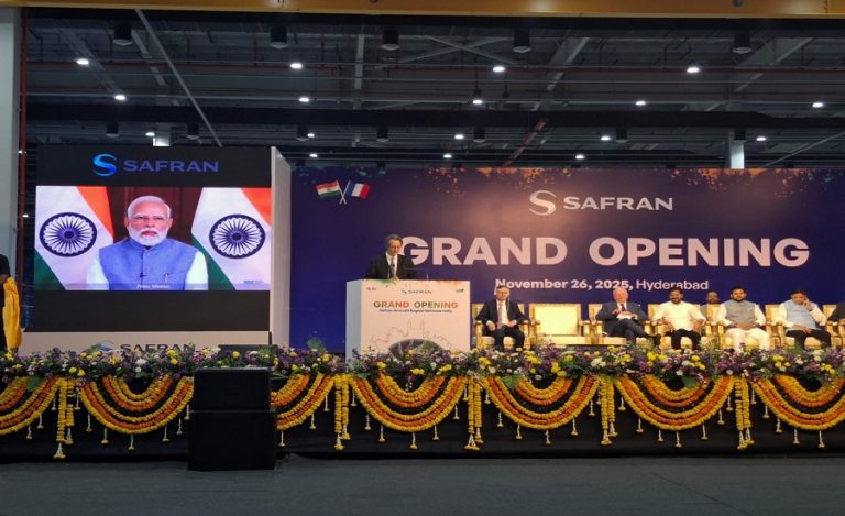 PM Modi Inaugurates Safran Aircraft Engine