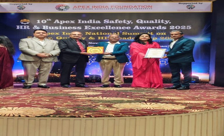 NLC India Mine-I Platinum OHS Award