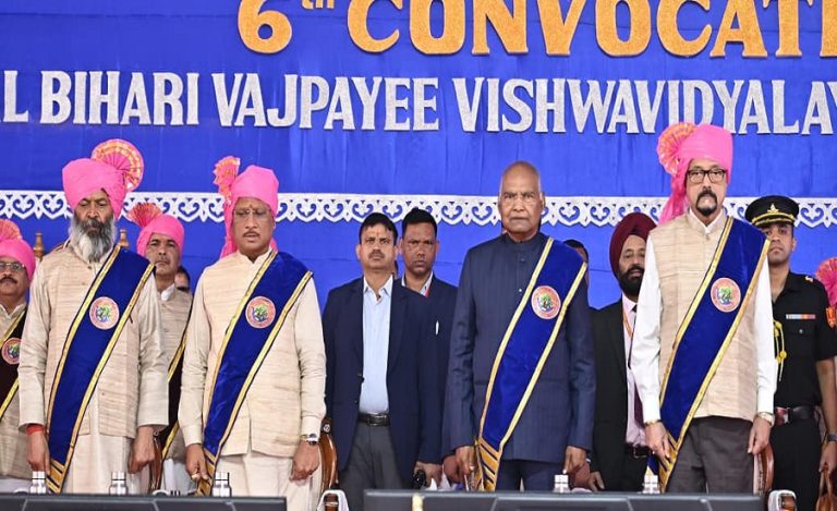 Former President Kovind, CM Vishnu Dev Sai Inspire Graduates at Atal Bihari Vajpayee University
