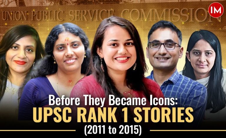 UPSC Rank 1 Toppers 2011 to 2015