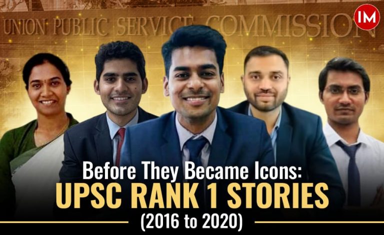 UPSC Toppers 2016 to 2020