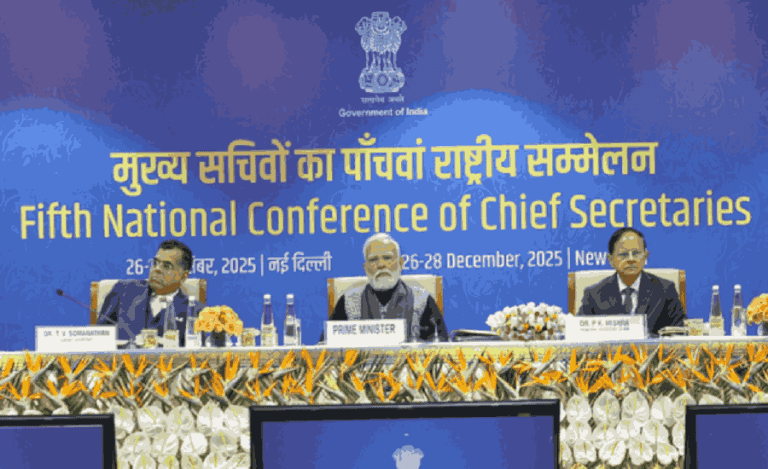 PM Modi Chairs National Conference of Chief Secretaries