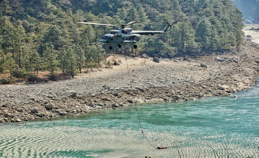 MI-17V5 Helicopter Rescue in Lohit Valley