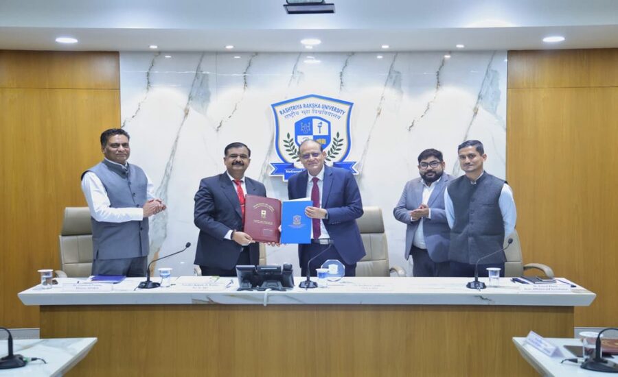 C-DOT and Rashtriya Raksha University MoU