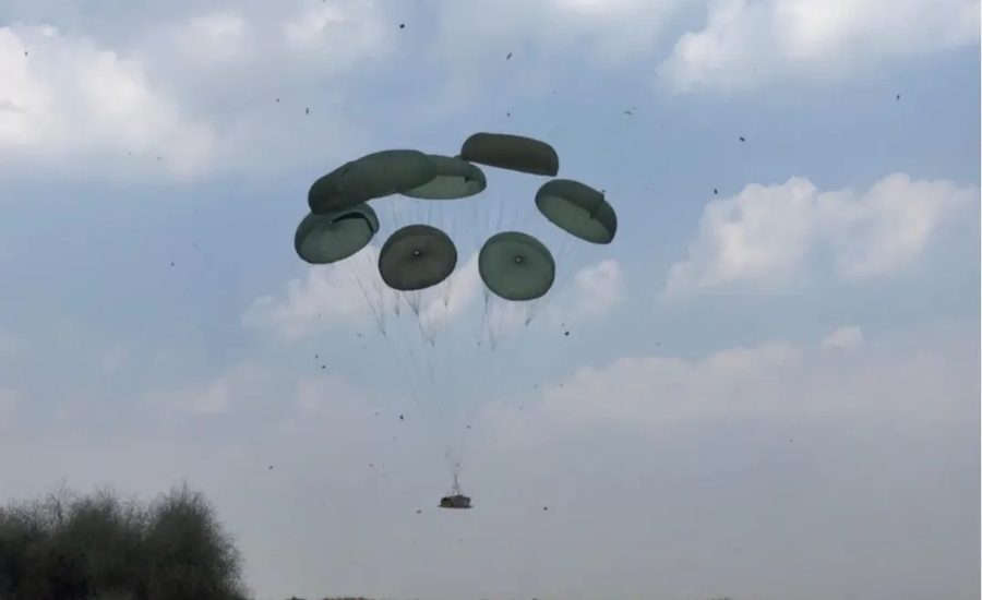 Indian Army BMP Airdrop
