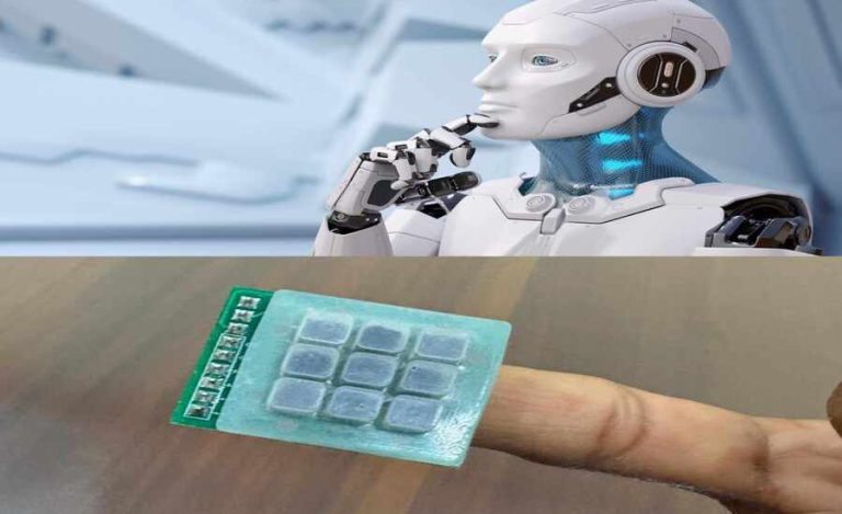 Indigenous Tactile Sensors for Robotic Skin