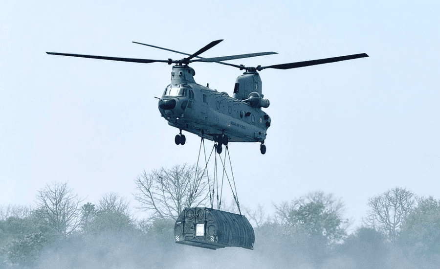 Chinook joint Army-Air Force exercise