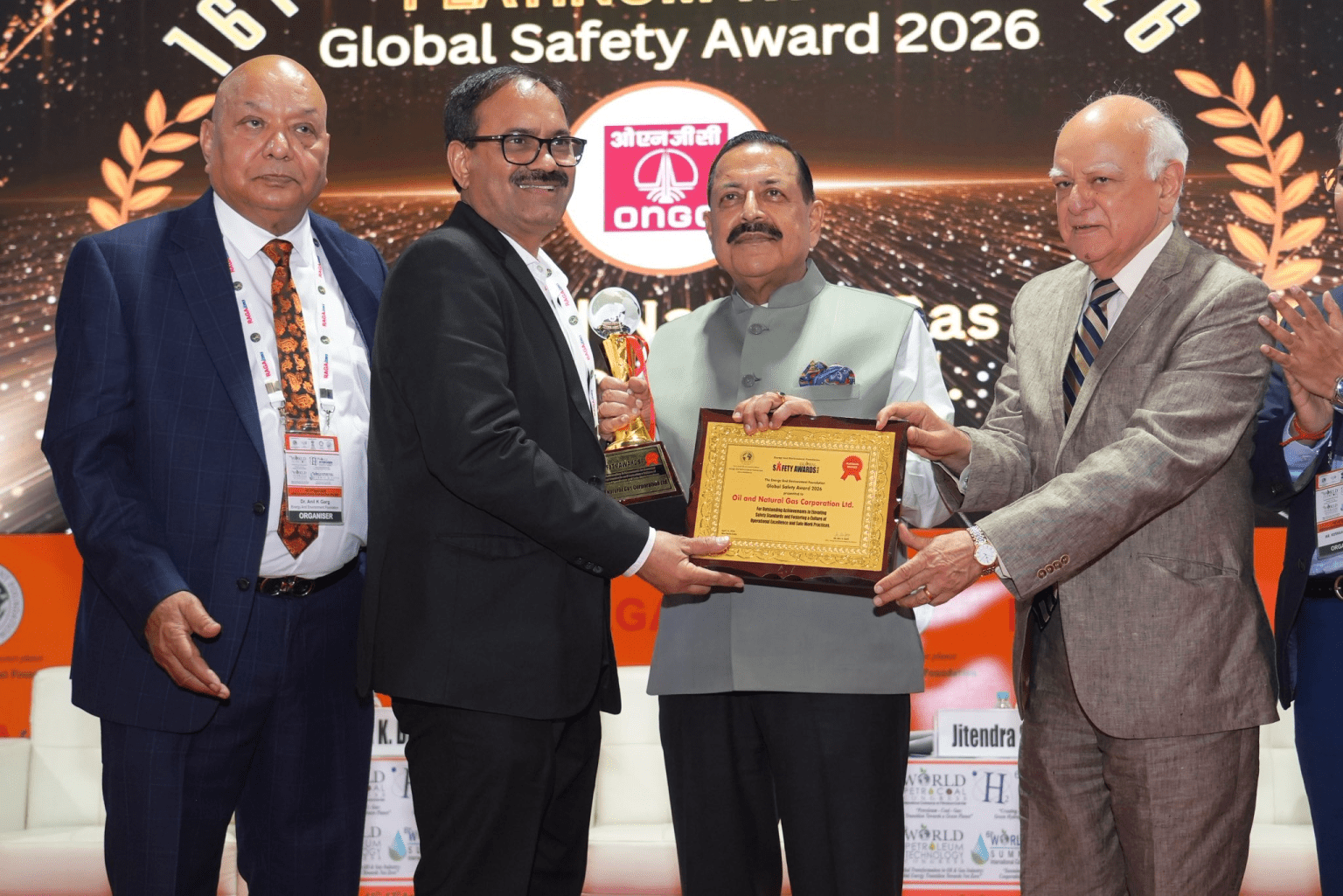 ONGC Wins Global Safety Award (Platinum) for Outstanding Health, Safety ...