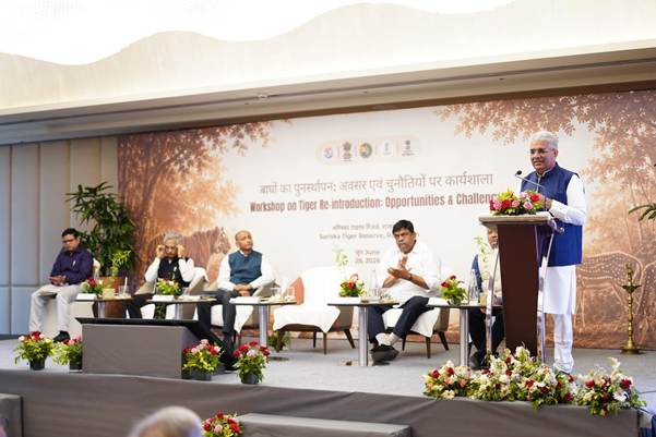 Environment Minister Bhupender Yadav Launches Tiger Reintroduction Workshop, Releases Road Map for Active Tiger Management