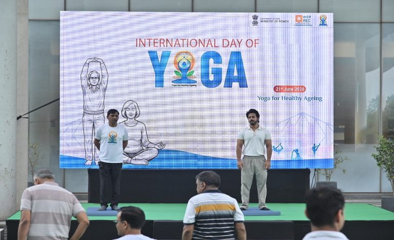 REC Limited International Yoga Day