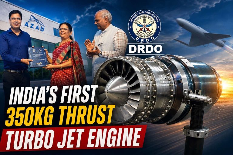 DRDO Develops India's First Indigenous 350 kg Thrust Turbo Jet Engine, Marking Major Defence Milestone