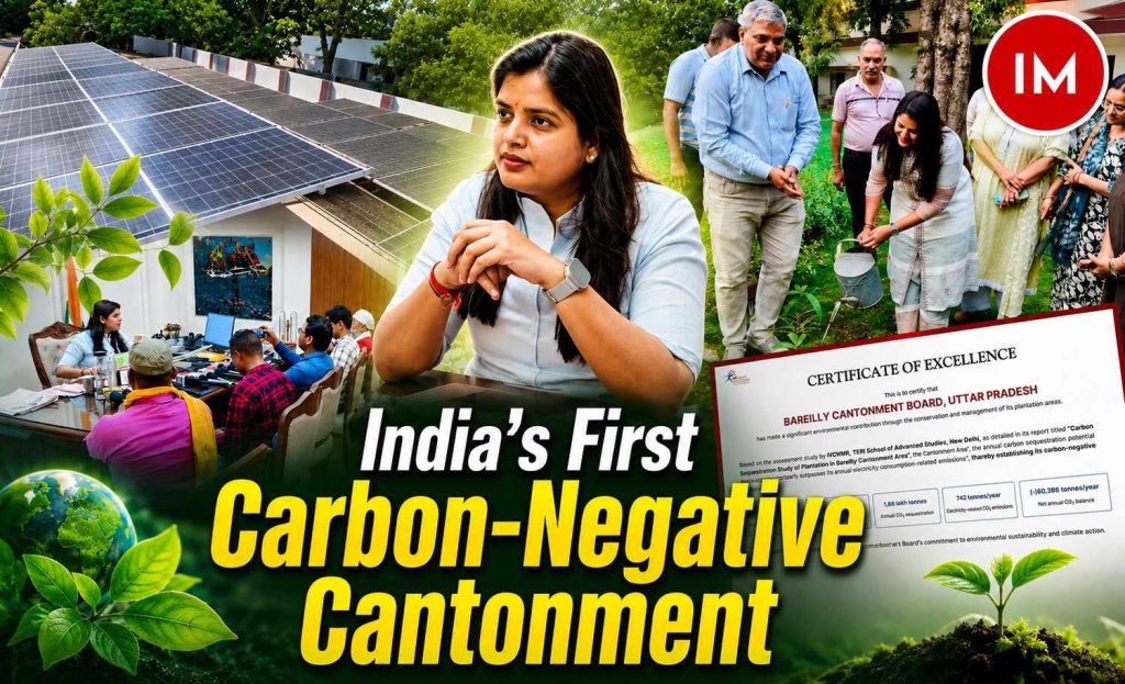 From Carbon Neutrality to Carbon Negative: How Dr. Tanu Jain Led Bareilly Cantonment to Create Environmental History