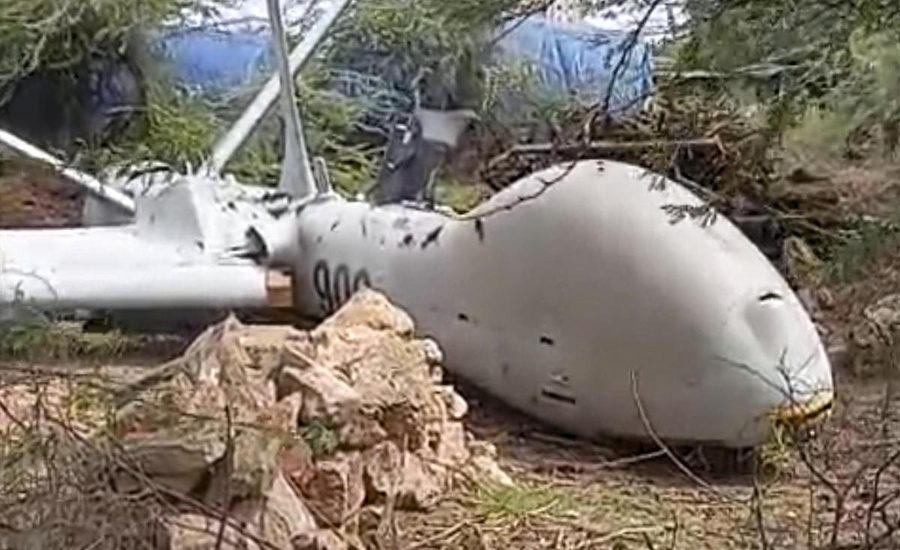 Drishti-10 UAV crash