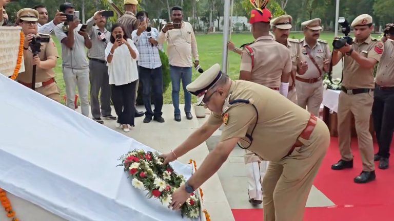 Haryana DGP Ajay Singhal Pays Tribute to 82 Police Martyrs, Warns Criminals to Quit Crime or Leave State