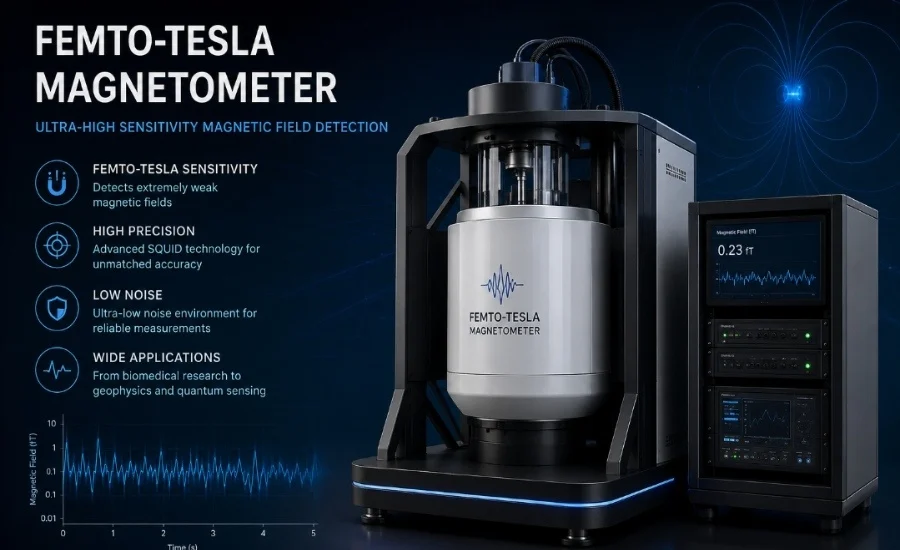 Femto-Tesla Magnetometer