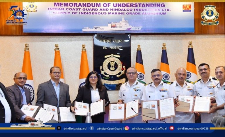 Indian Coast Guard Hindalco MoU