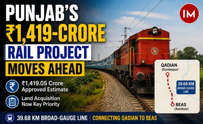Punjab 1,419cr Rail Project