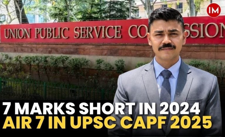 Naveen Kumar Saini UPSC CAPF