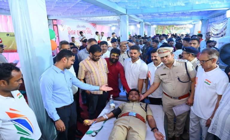 Jharsuguda Police Blood Donation Drive