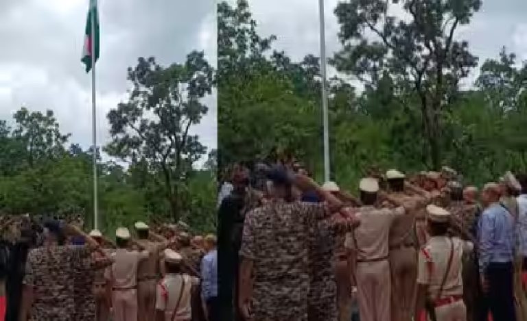 DGP CV Anand Hoists Flag