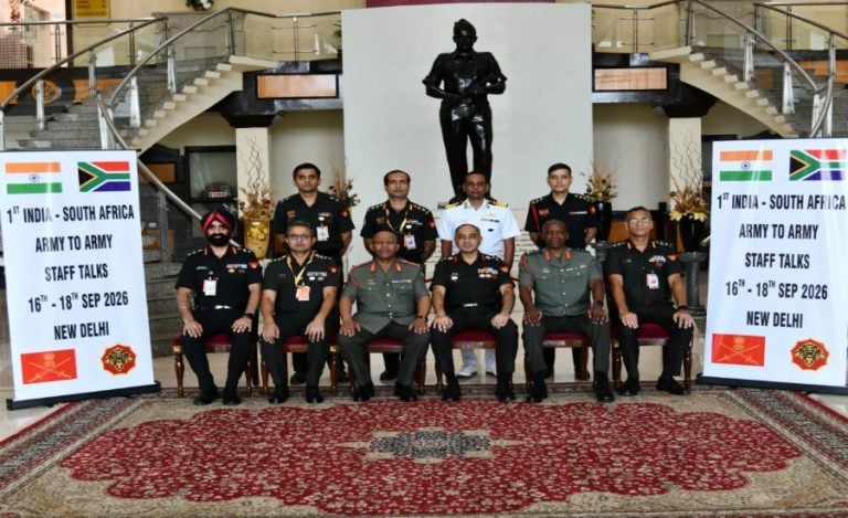 India South Africa Army-to-Army Staff Talks