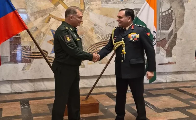 Indian Army Chief Russia Visit