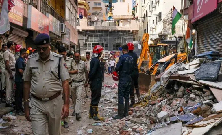 Satya Niketan Building Collapse