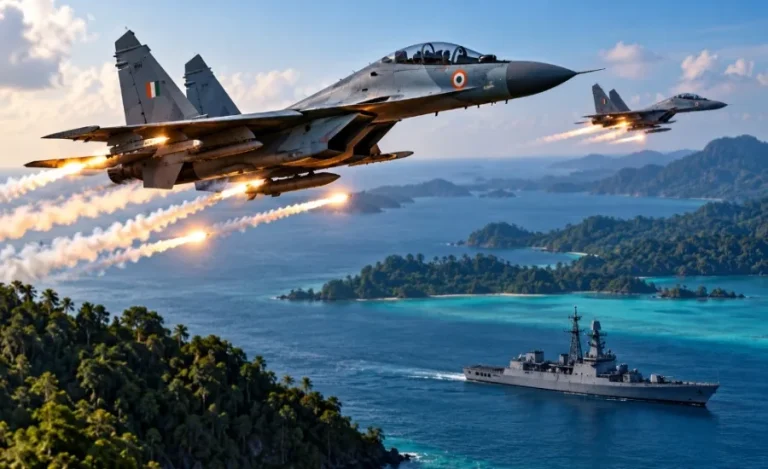 Andaman And Nicobar Command Aerial Firing Exercise