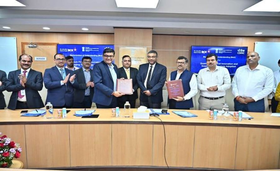 C-DAC Bank of India partnership
