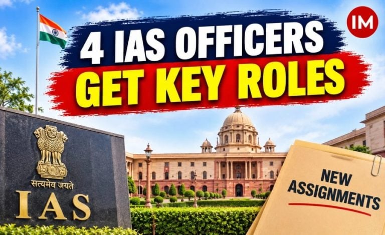 IAS Officers Central Appointments October 2026