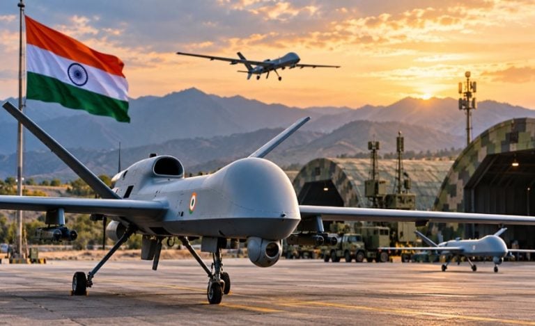 India Long-Range UAV Backup Airfields